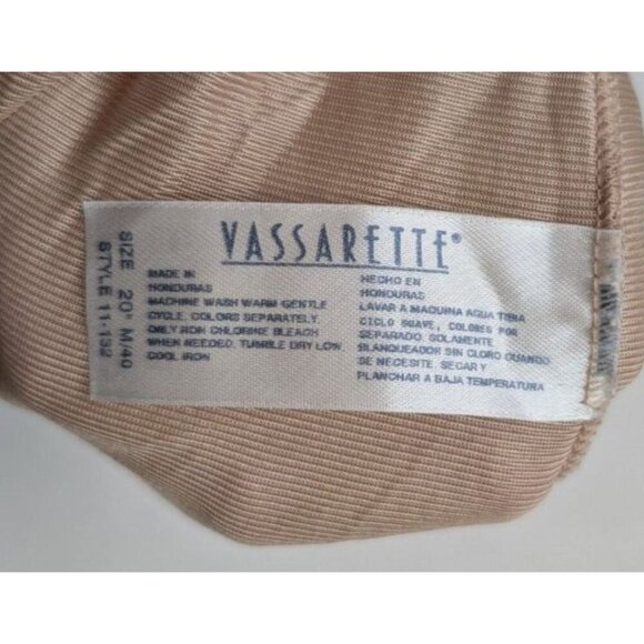 Vassarette Women's Skirt Half Slip Size Medium Beige Nylon - Picture 9 of 13